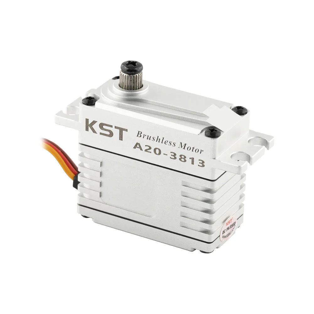 KST A20-3813 V8.0 Brushless HV Phosphor Bronze & Hardened Steel Gear Servo 43Kg