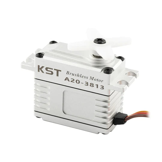 KST A20-3813 V8.0 Brushless HV Phosphor Bronze & Hardened Steel Gear Servo 43Kg
