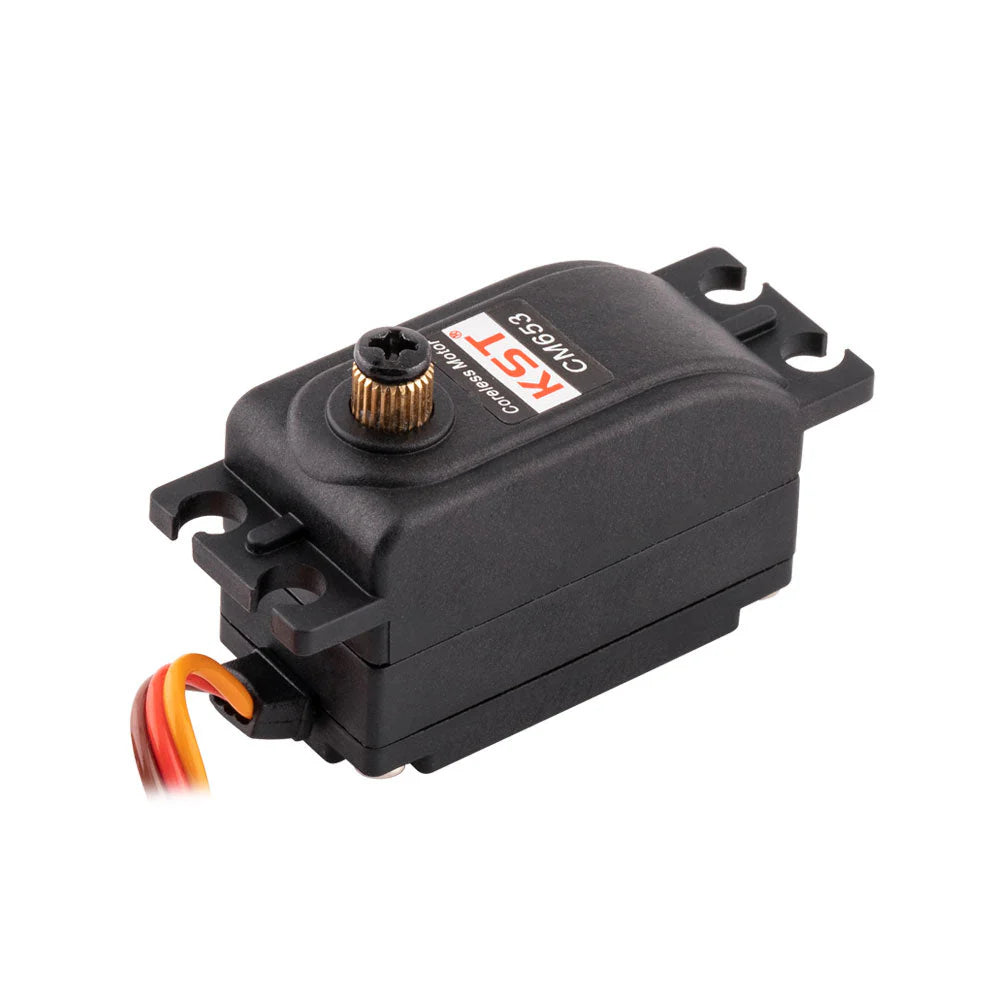 KST CM653 Low Profile Coreless DC Motor Metal Gear Servos IP65 Waterproof 18Kgf