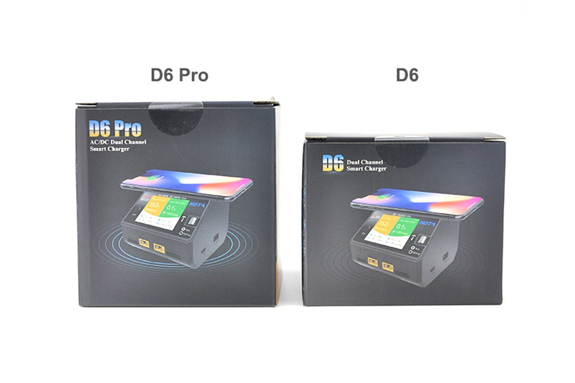Smart Charger HOTA S6 / D6 Pro — 650W Dual-Channel Battery Charger