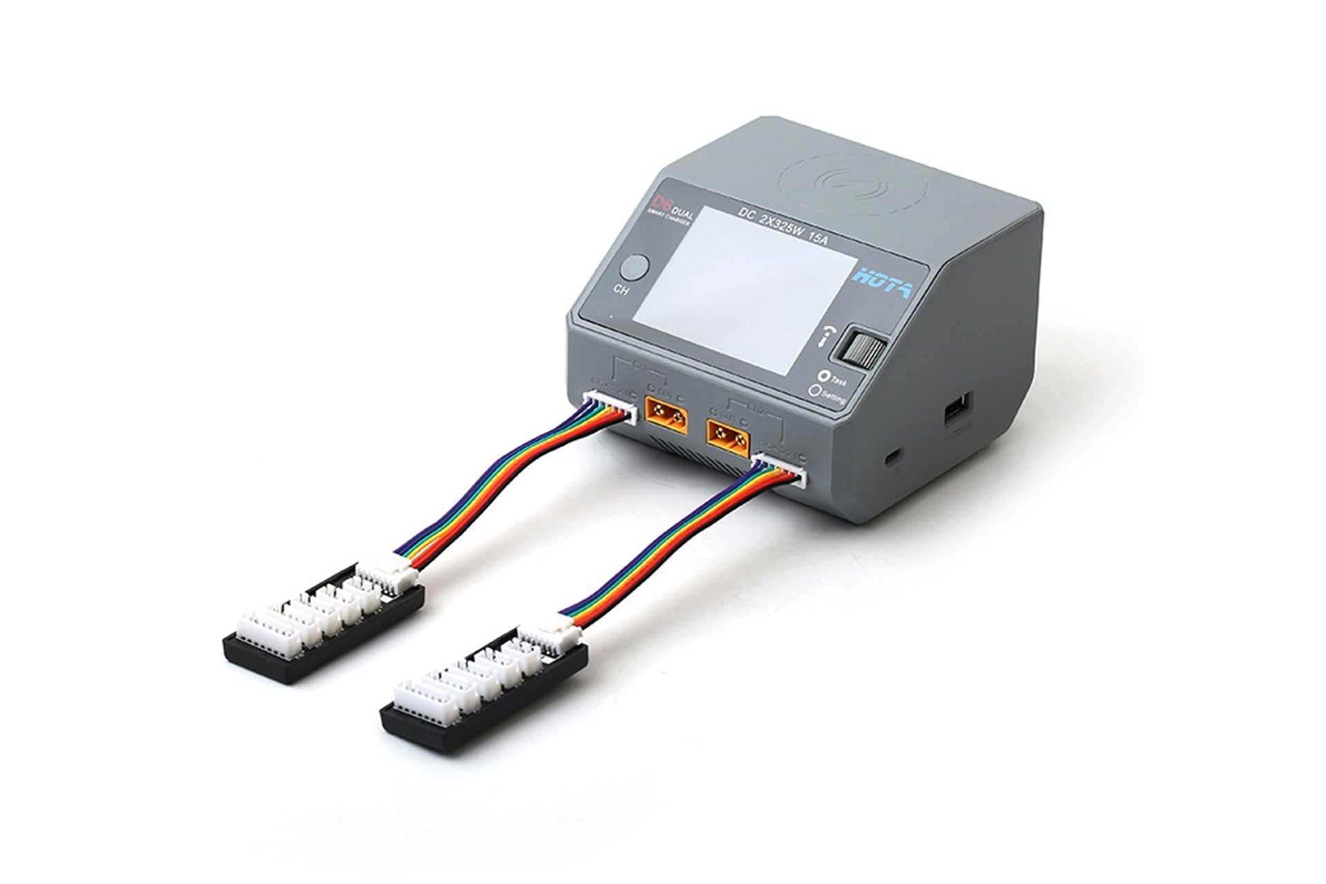 Smart Charger HOTA S6 / D6 Pro — 650W Dual-Channel Battery Charger