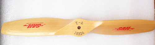 High Performance SAIL Beechwood Propeller  High Pitch Design for Gas Powered Drones