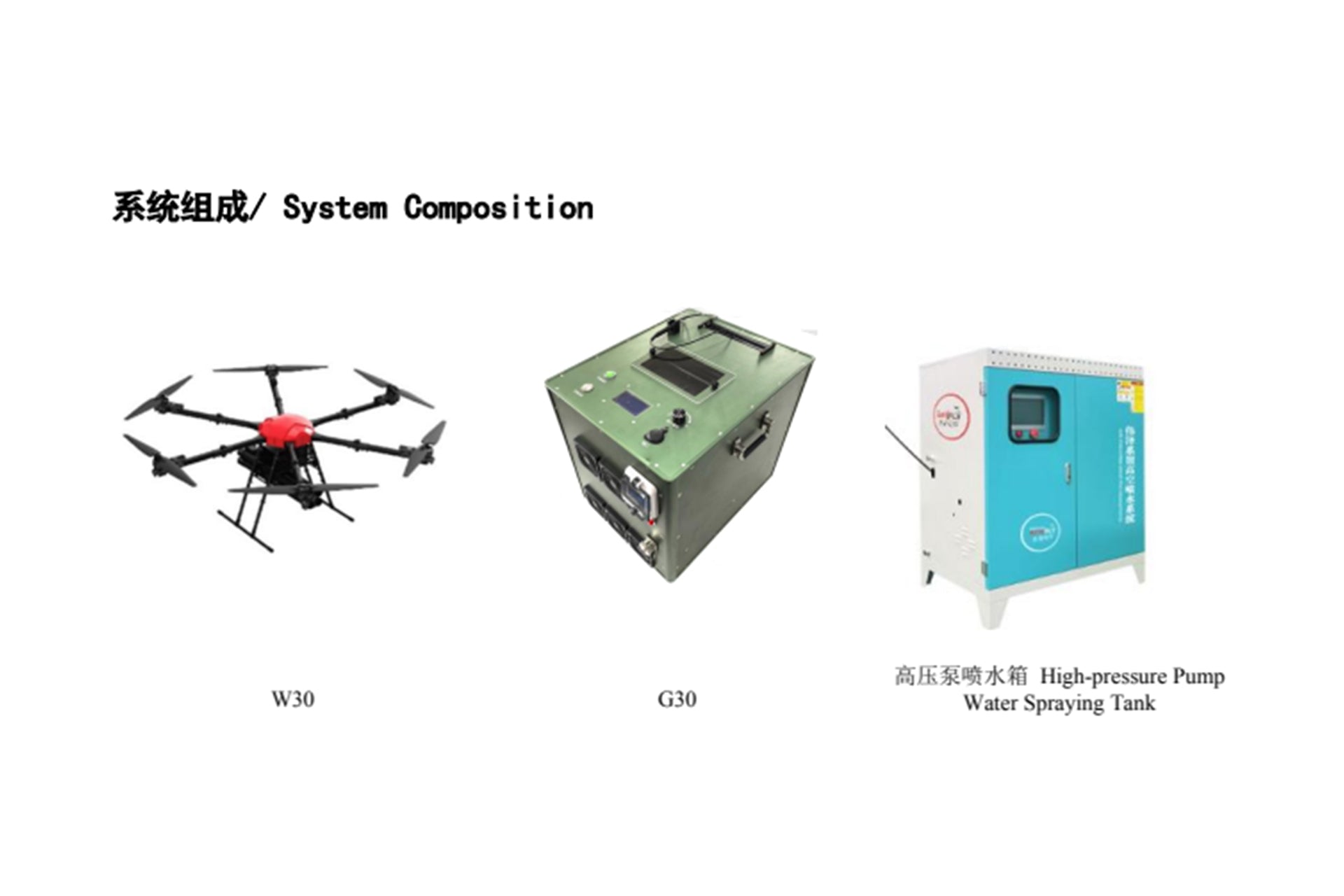 Double moored high altitude cleaning system SF-90X-100M