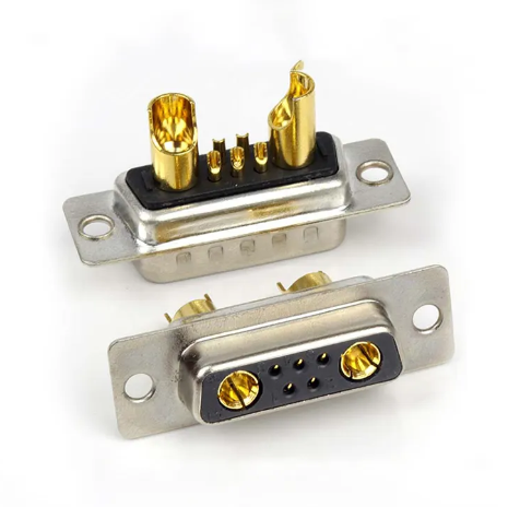 5+2D-SUB DB7W2 pin/hole high current connector a pair