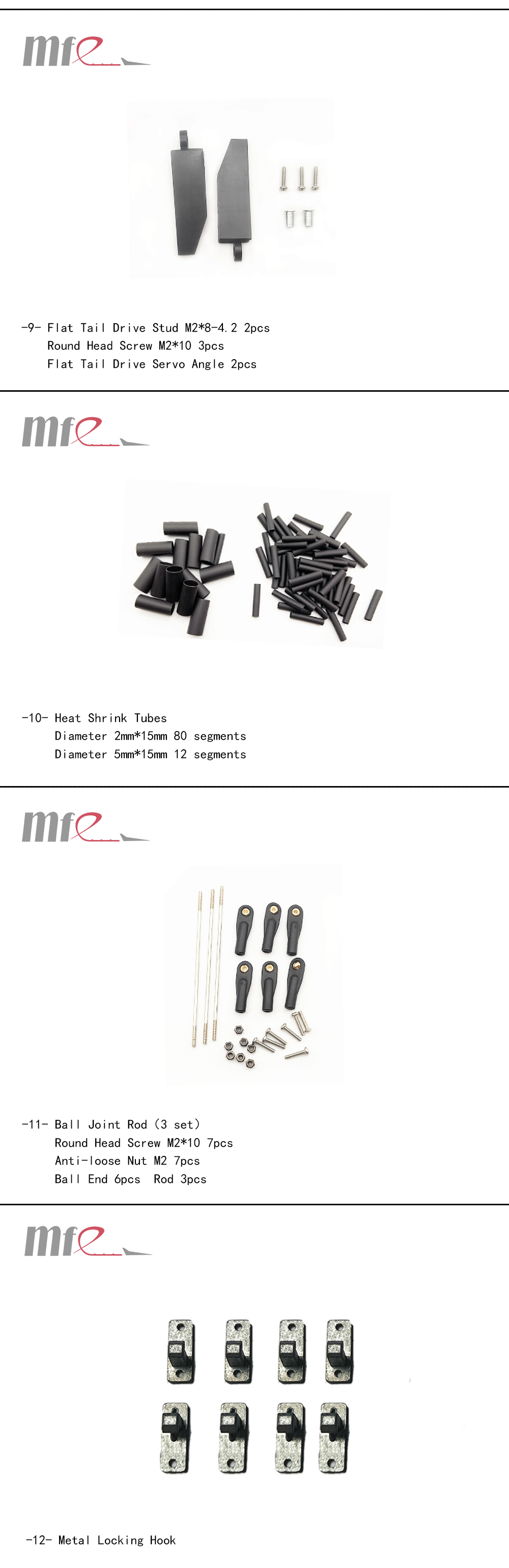 Fighter Aerial Survey Carrier Kit (small parts) Accessory Kit UAV