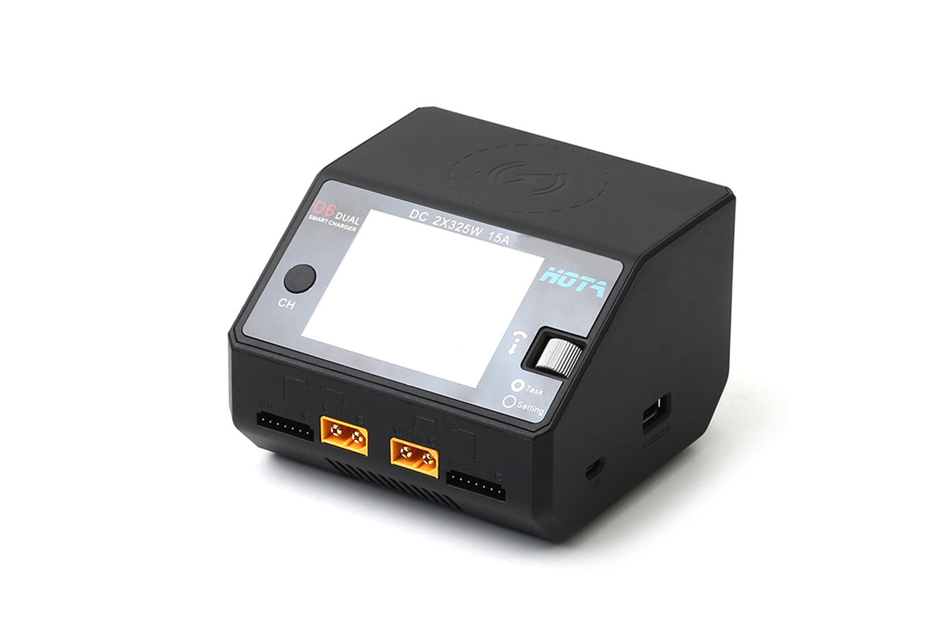 Smart Charger HOTA S6 / D6 Pro — 650W Dual-Channel Battery Charger