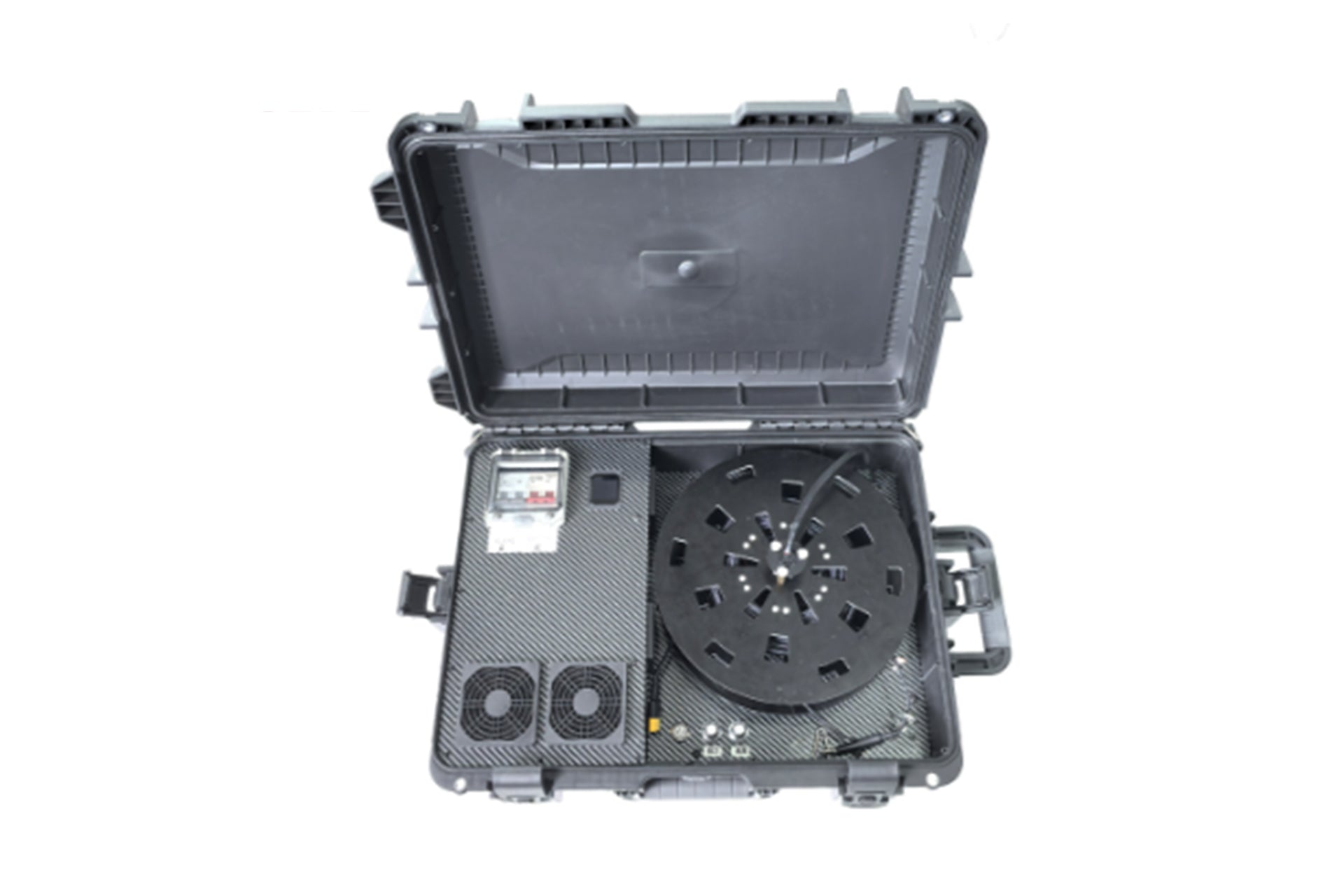 Tethered Drone Horizontal Winch – Heavy-Duty Industrial UAV Cable System