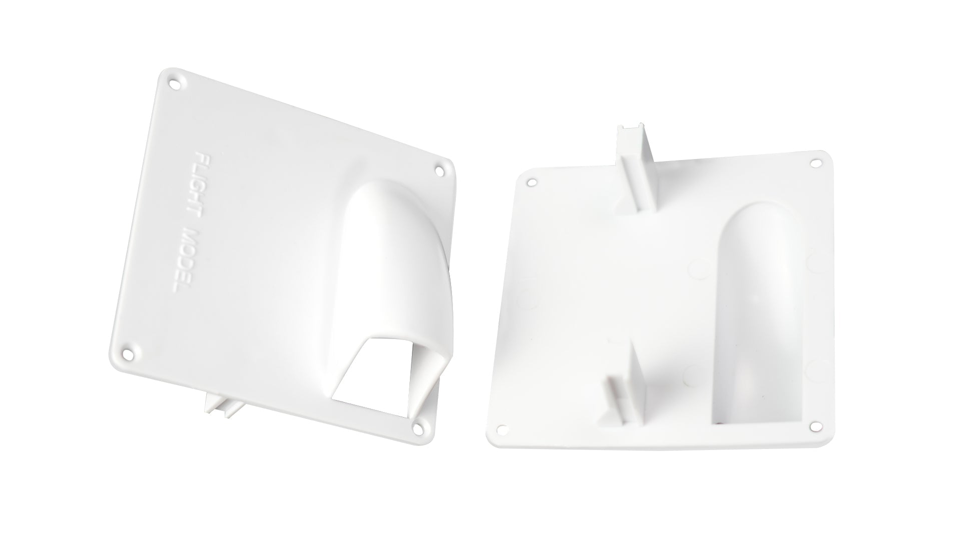 Fixed wing model aircraft steering gear cover plastic cover