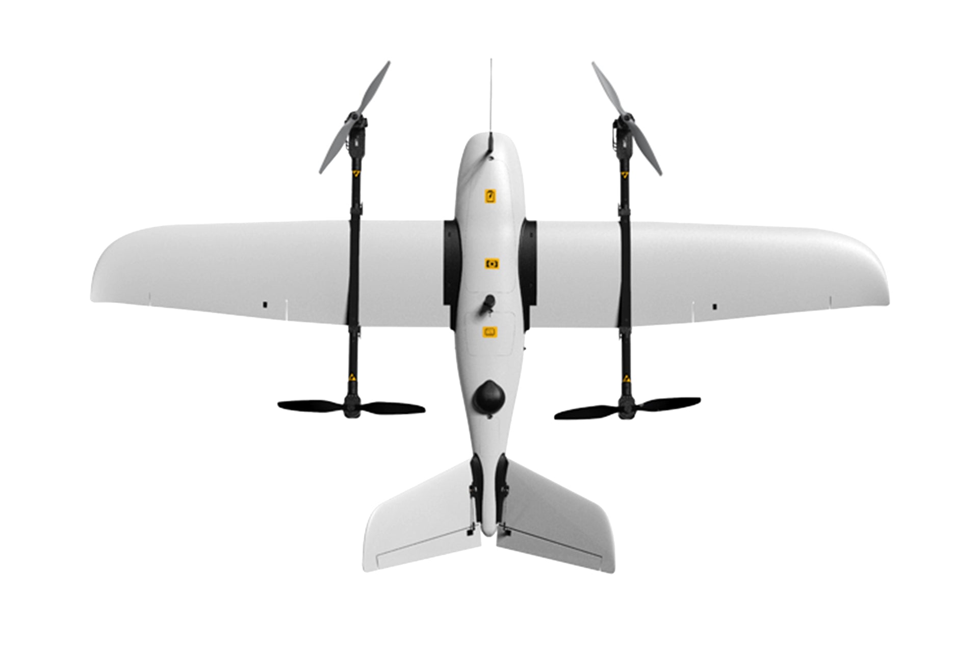 Makeflyeasy Freeman 2+2 2300mm UAV VTOL drone top view.