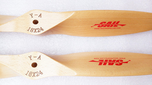 High Performance SAIL Beechwood Propeller  High Pitch Design for Gas Powered Drones