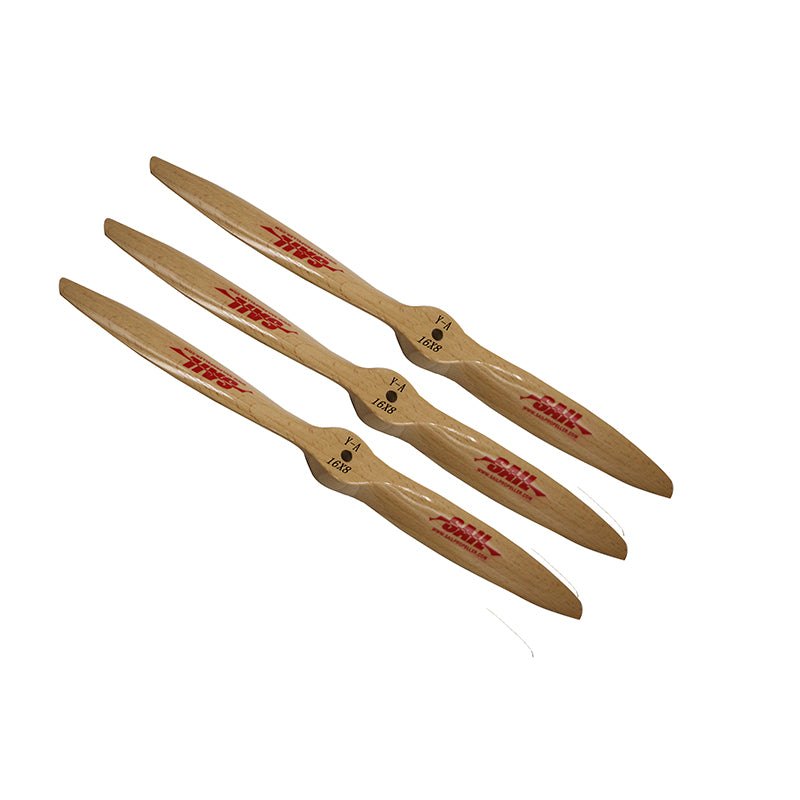 High Performance SAIL Beechwood Propeller  18 22 Inch Forward & Reverse Blades for RC Airplanes