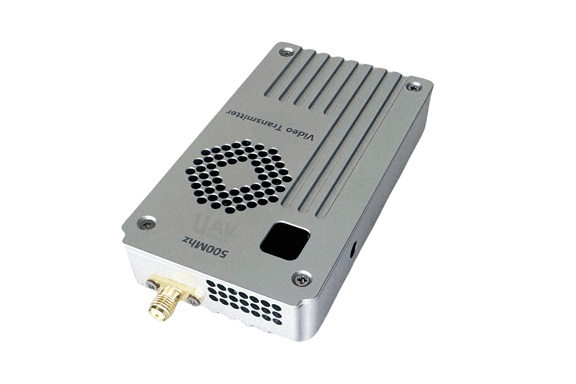 8W wireless video transmitter, 1.2Ghz, long range 15km, silver design, SMA port.