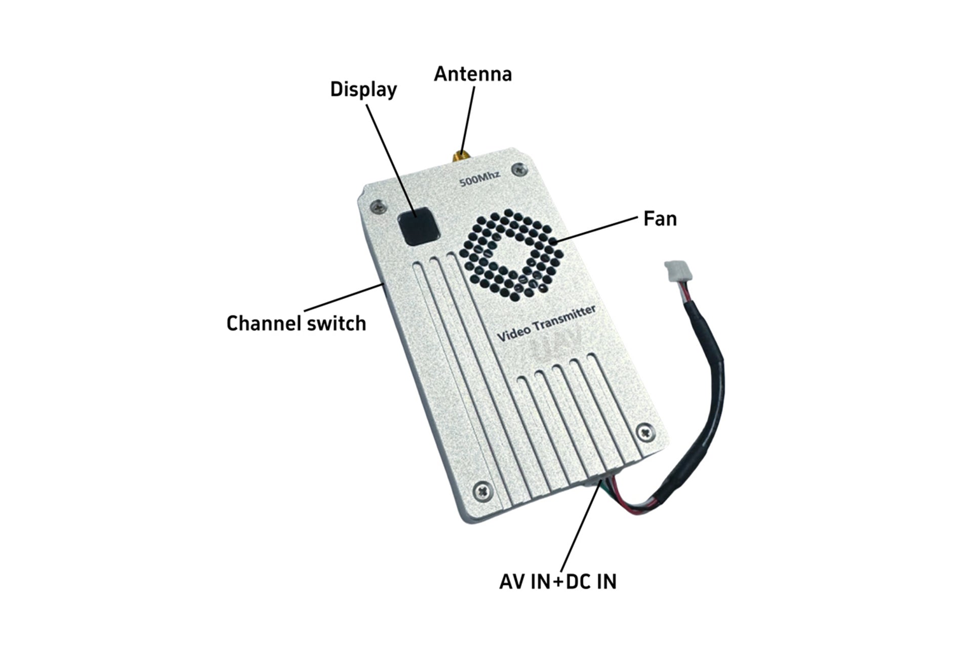 1.2Ghz 5W 10km Long Range Wireless Video Transmitter And Receiver  VTX/VRX