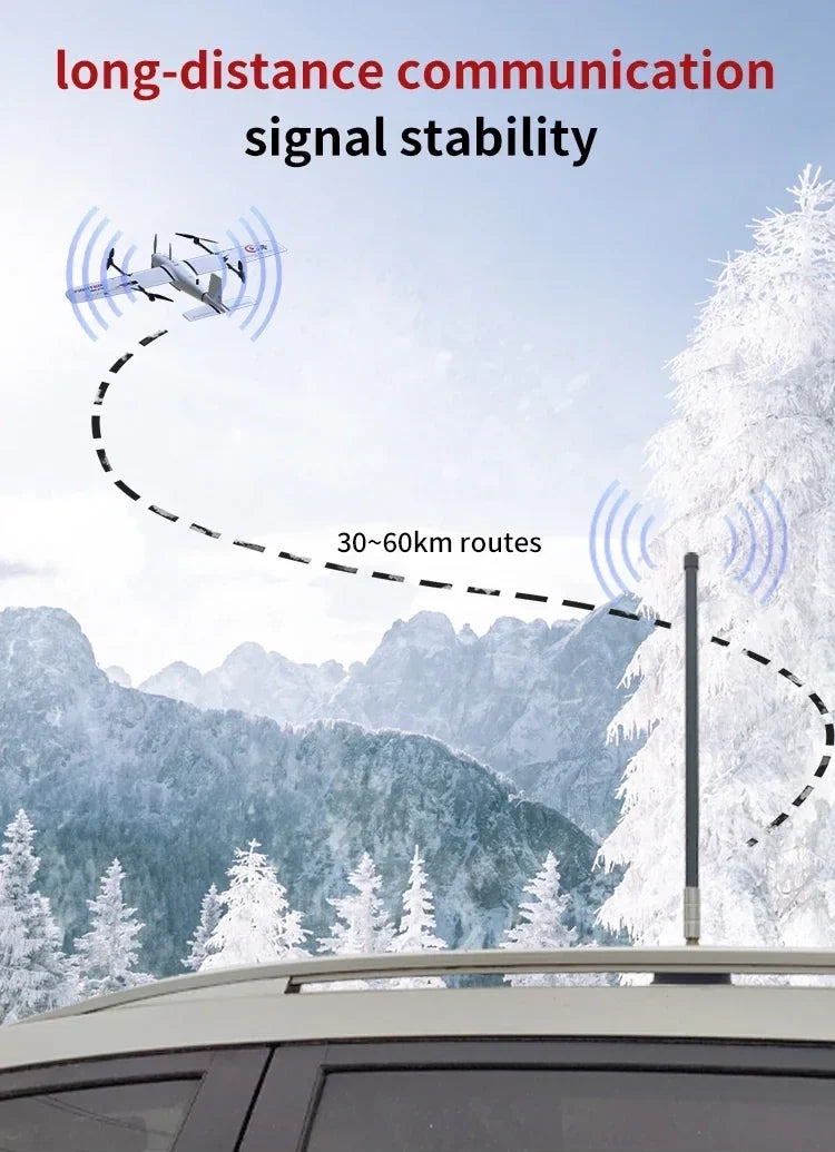915M Digital Transmission Fibreglass Antenna High Gain Signal 60km Long Range