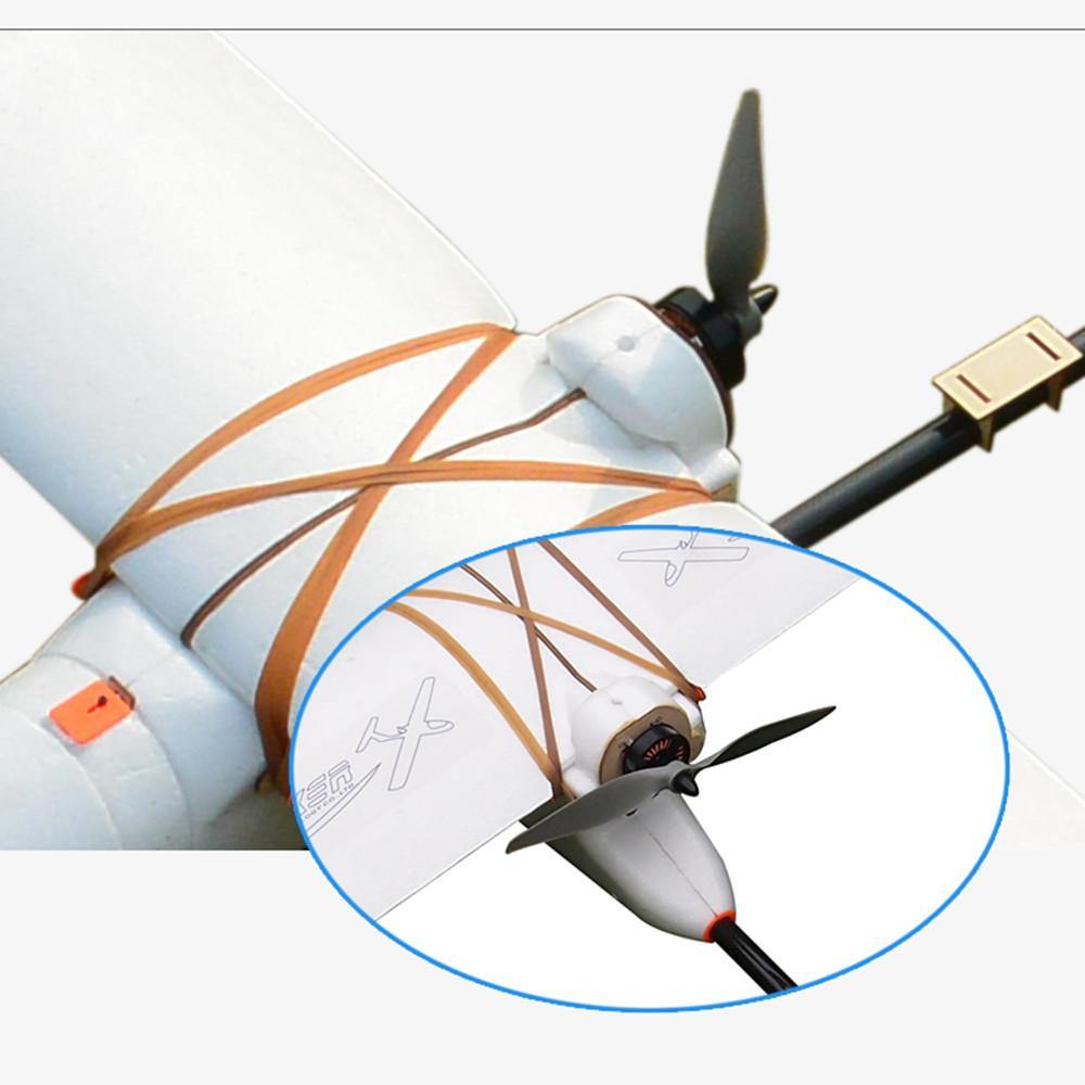 Skywalker 1900mm Fixed Wing Drone with motor and propeller detail.