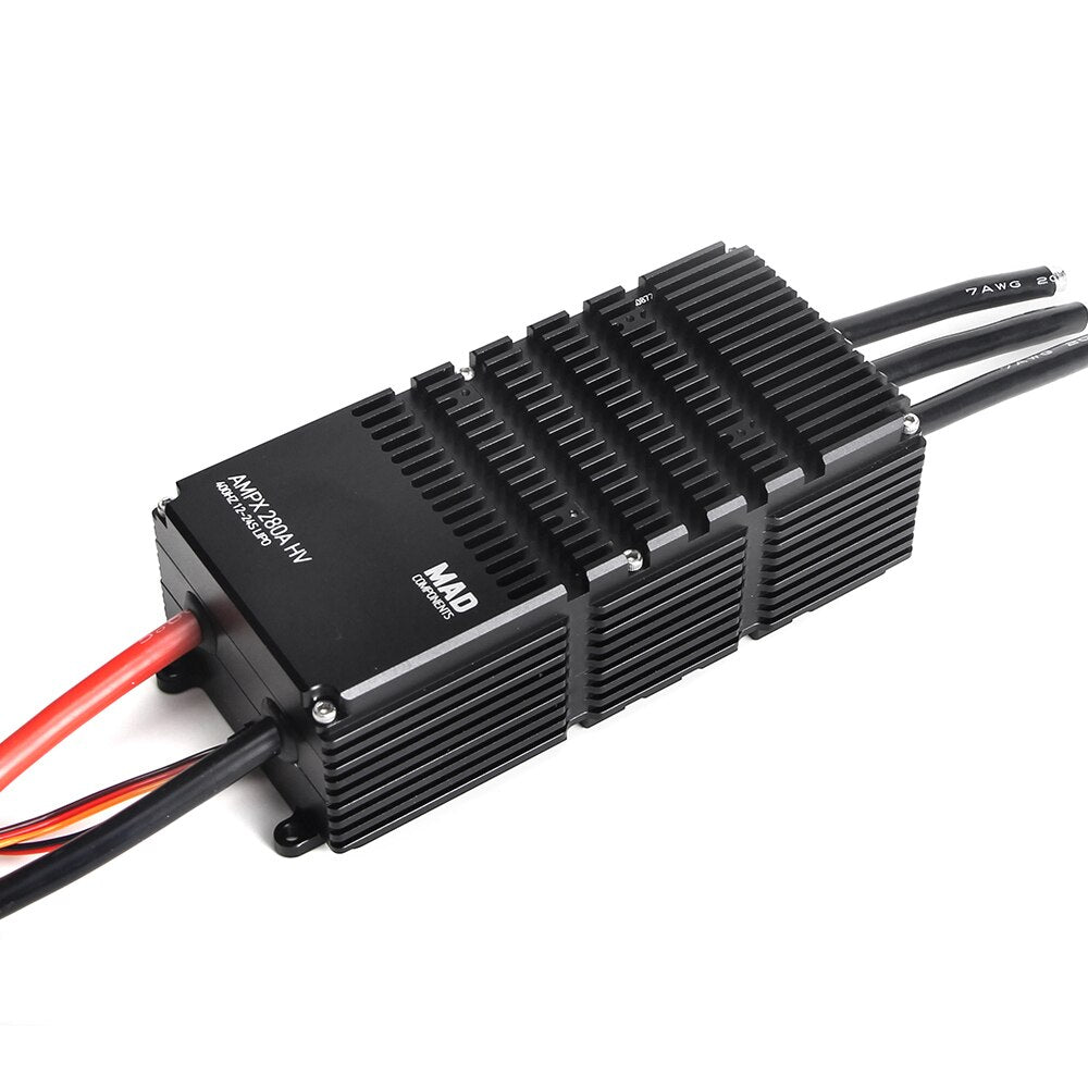 MAD AMPX ESC 280A 12-24S for agriculture drones and multirotors, high quality and efficient.