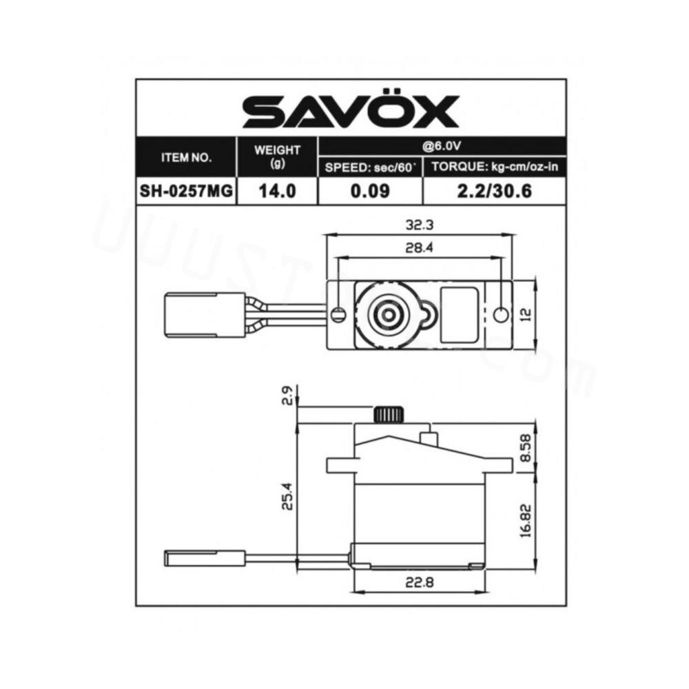 Savox SH-0257MG Servo