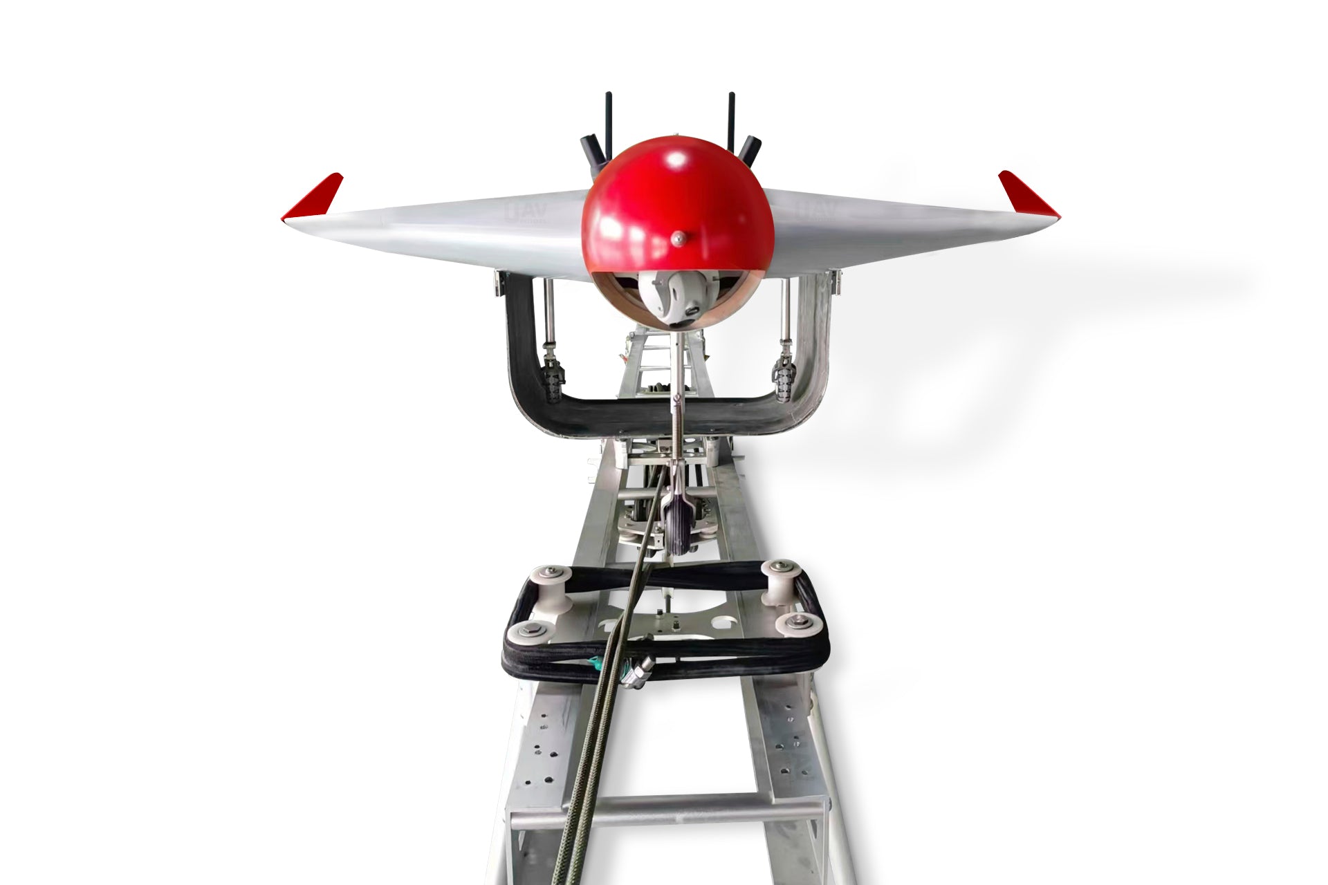 Skyeye Mosquito SM200G Delta Wing Drone on display, showcasing its advanced UAV features and sleek design.