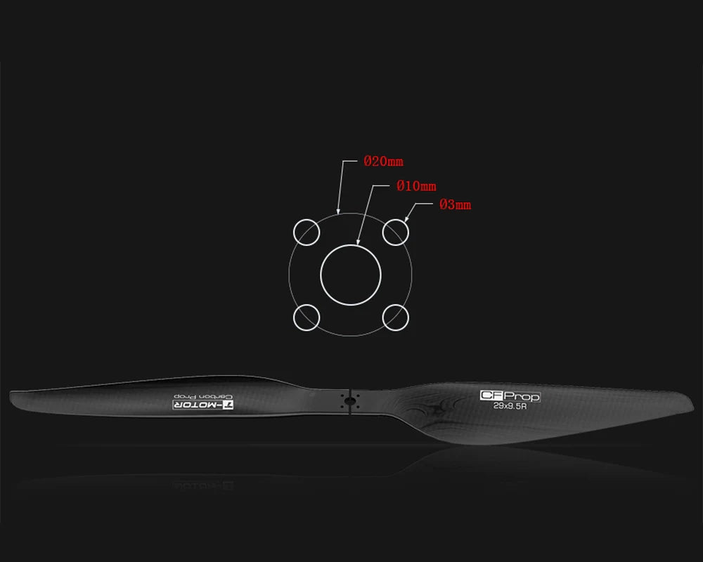 T motor carbon fiber paddle pair 29x9.5