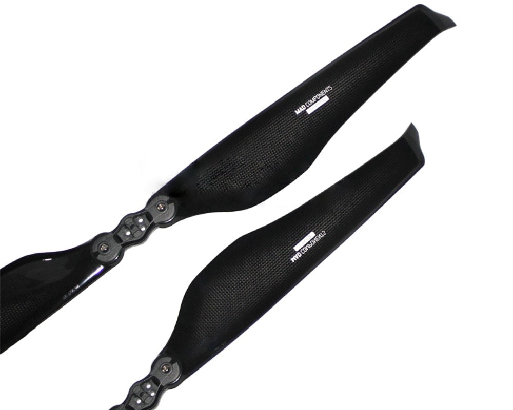 MAD CF FLUXER-Pro 32.2x10.5in Carbon Fiber Shine Folding Propeller for the drone multirotor Quadcopter Hexrcopter Drone RC - uavmodel